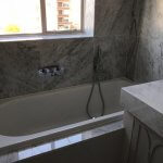 Marble Shower Room and Bath Renovation in South Kensington 1